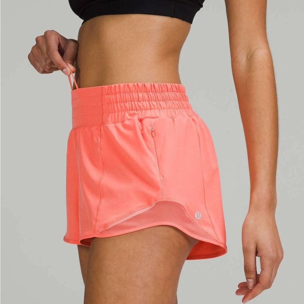 Lululemon hotty hot shorts Raspberry cream